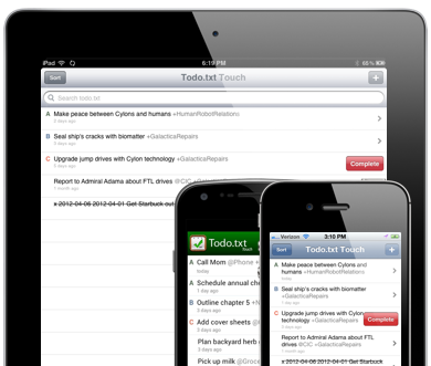 Todo.txt mobile apps